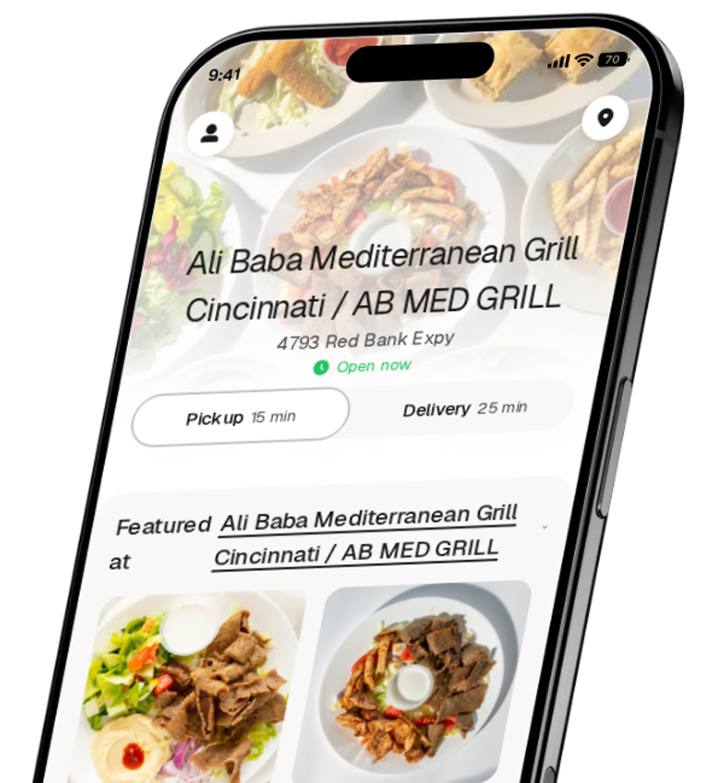 Ali Baba Mediterranean Grill Cincinnati / AB MED GRILL app preview